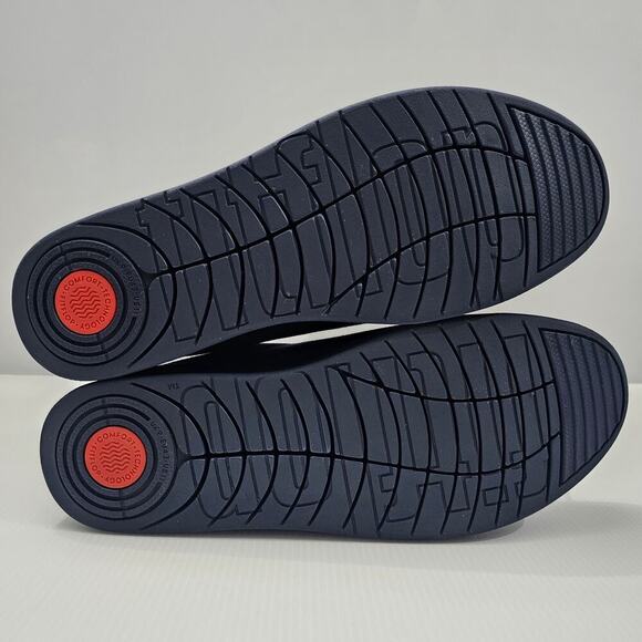 NEW Fitflop Rally Sneaker Trainer Casual Midnight Navy Canvas Size 11 - Picture 12 of 14